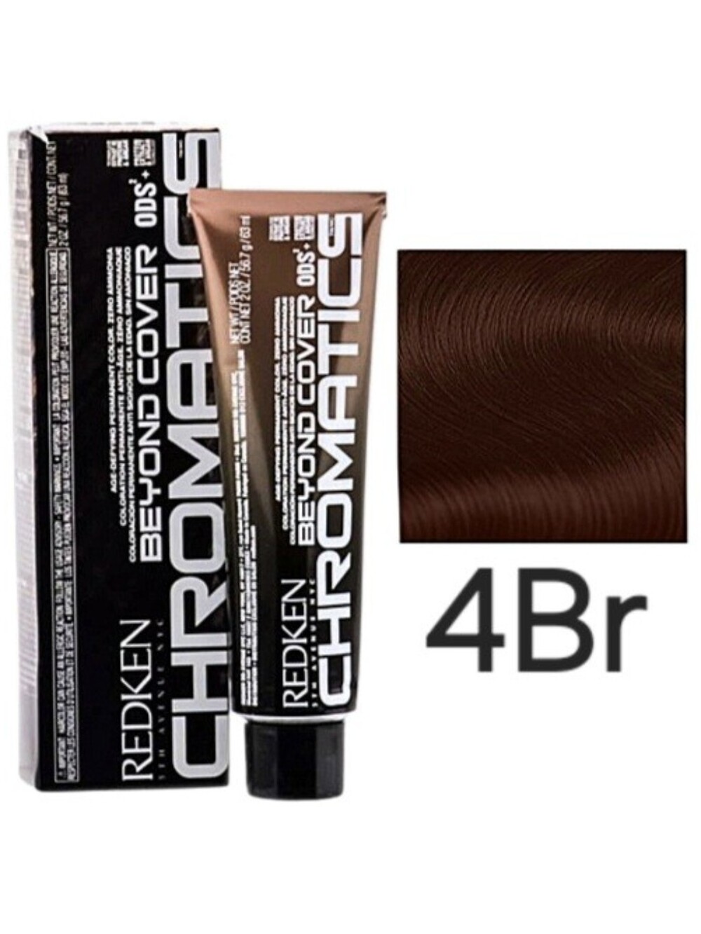 New! Redken Chromatics Beyond Cover 4Br Permanent Hair Color Size 2 fl oz